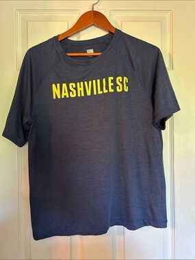 Nashville SC Short Sleeve Shirt - Navy with Yellow Logo